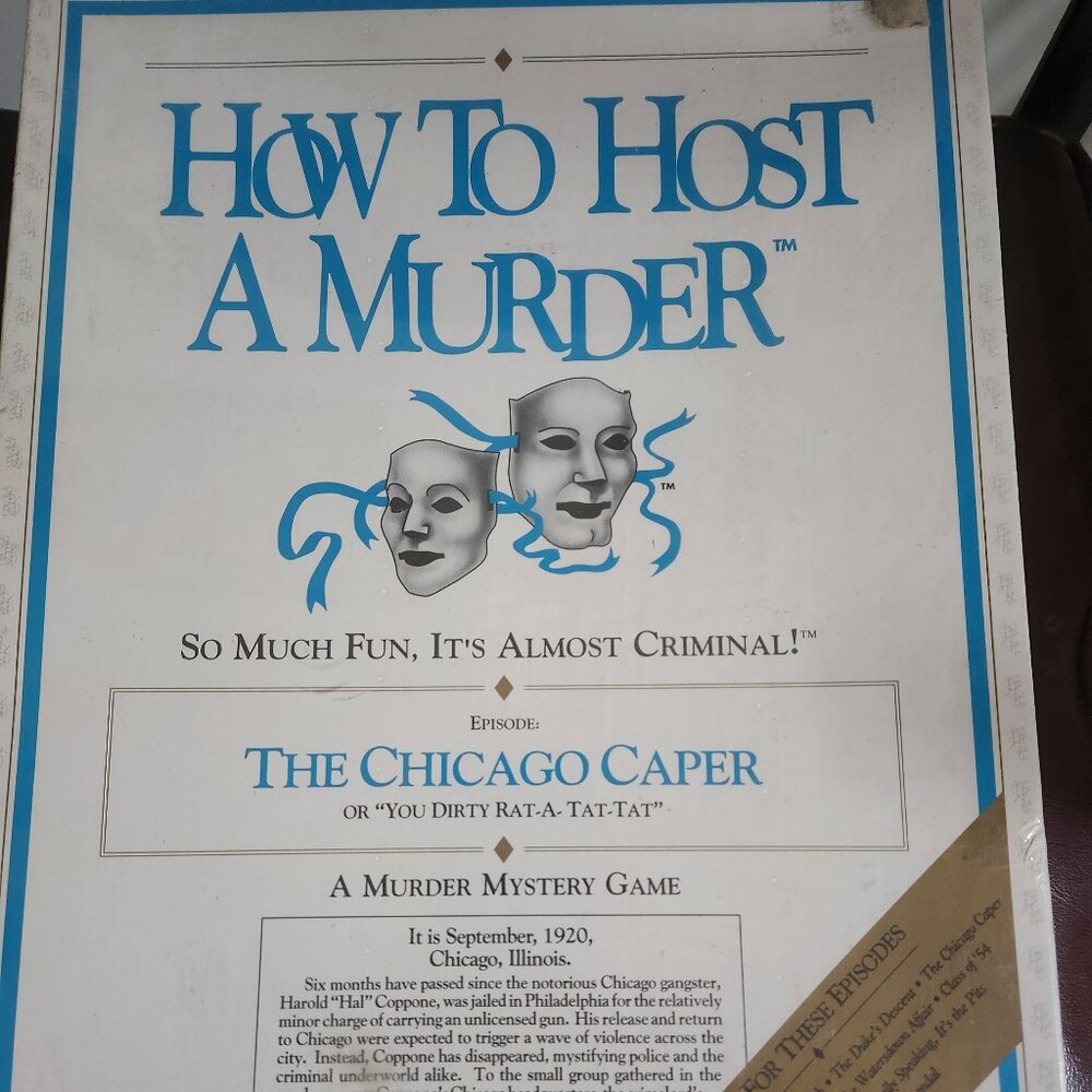 Party Game: How to Host a Murder "The Chicago Caper"